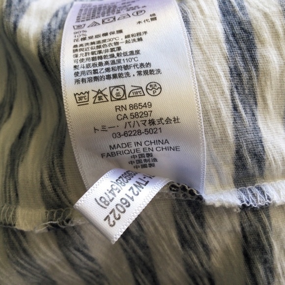 Tommy Bahama T-shirt Small Striped Orchids Floral Cotton Modal - Picture 11 of 12